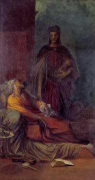 Le messager symboliste George Frederic Watts Peinture à l'huile